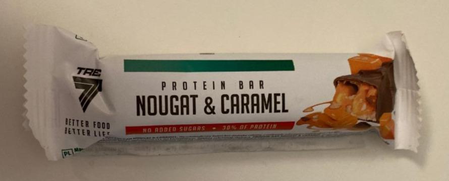 Zdjęcia - Baton proteinowy nugat i karmel TREC