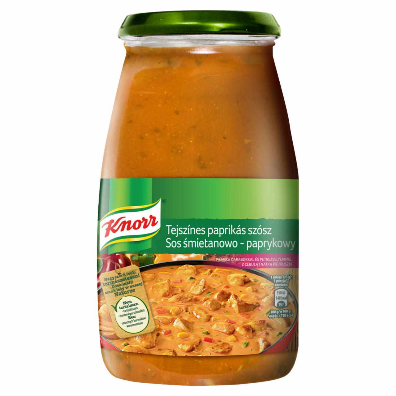 Zdjęcia - Knorr Sos śmietanowo-paprykowy z cebulą i natką pietruszki 500 g