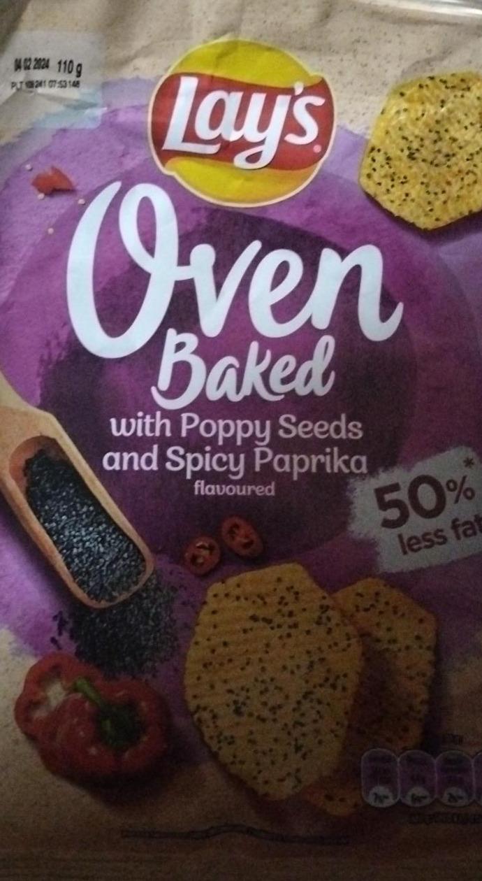 Zdjęcia - Oven baked spicy paprika & poppy seeds Lay's