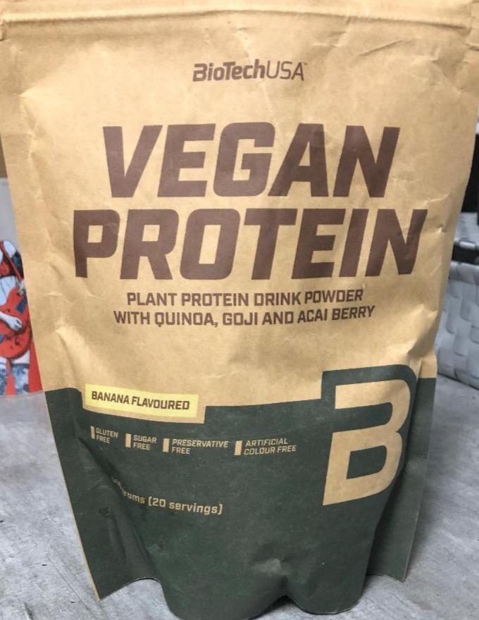 Zdjęcia - Vegan protein banana flavoured BioTech USA