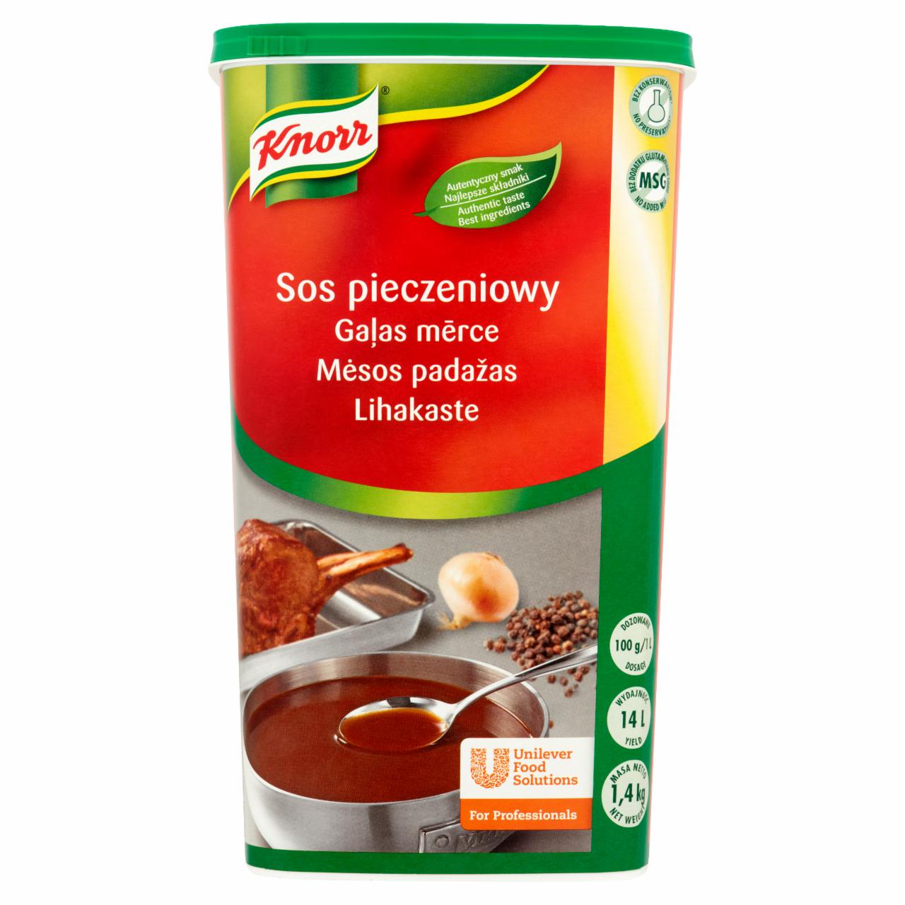 Zdjęcia - Knorr Sos pieczeniowy 1,4 kg