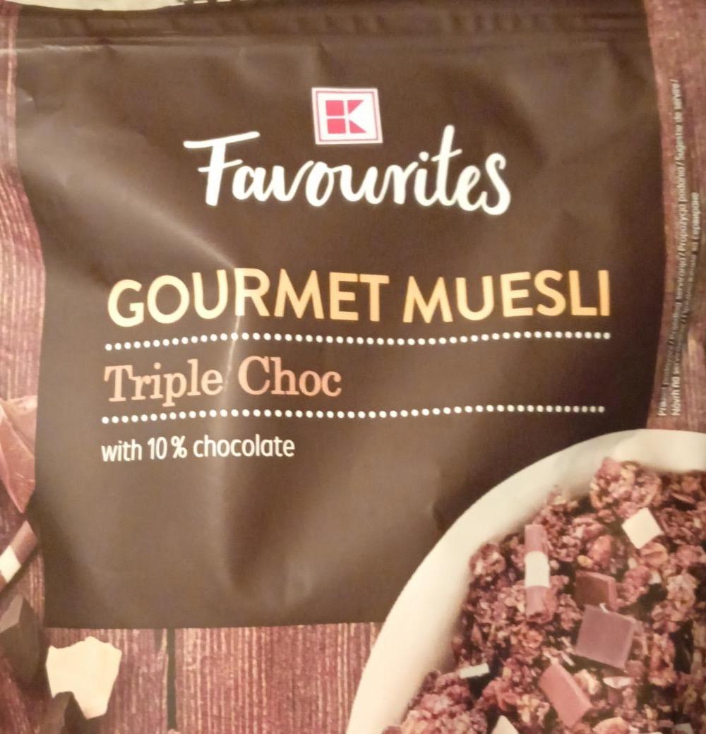 Zdjęcia - Gourmet muesli Triple choc Kaufland