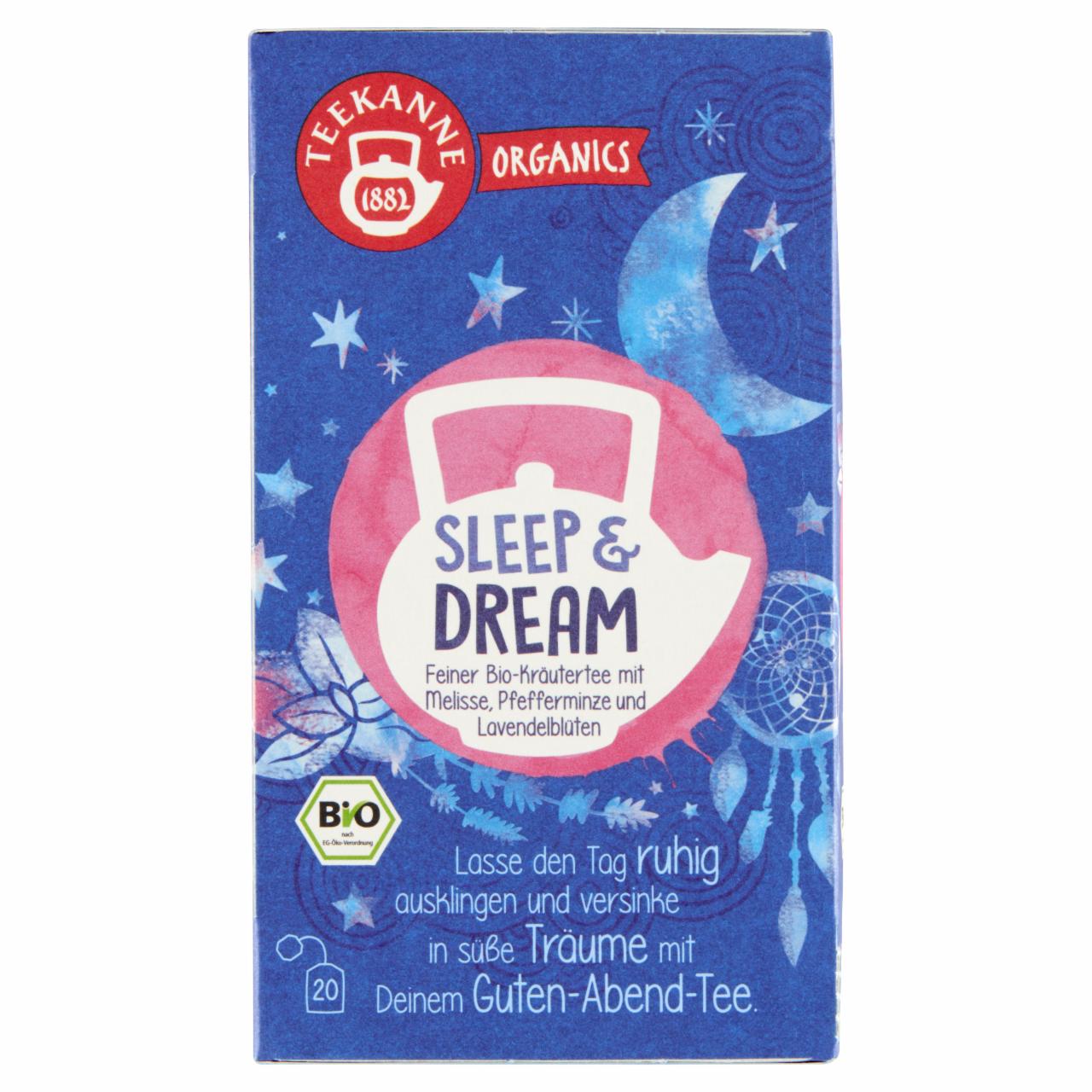 Zdjęcia - Teekanne Organics Sleep & Dream Herbatka ziołowa 34 g (20 x 1,7 g)