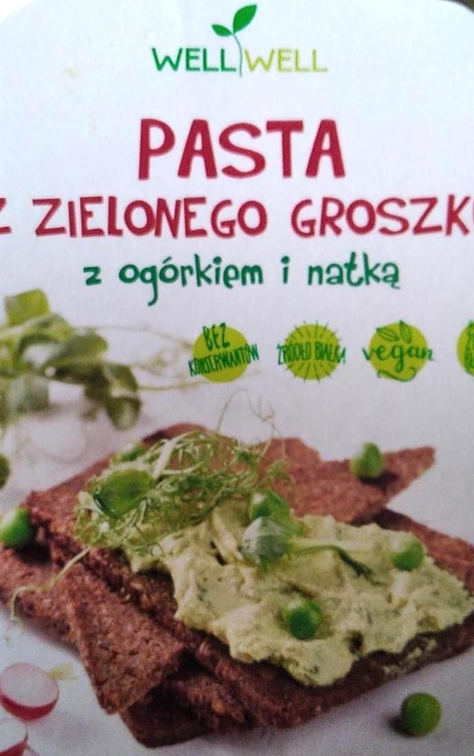 Zdjęcia - Pasta z zielonego groszku z ogórkiem i natką Well Well