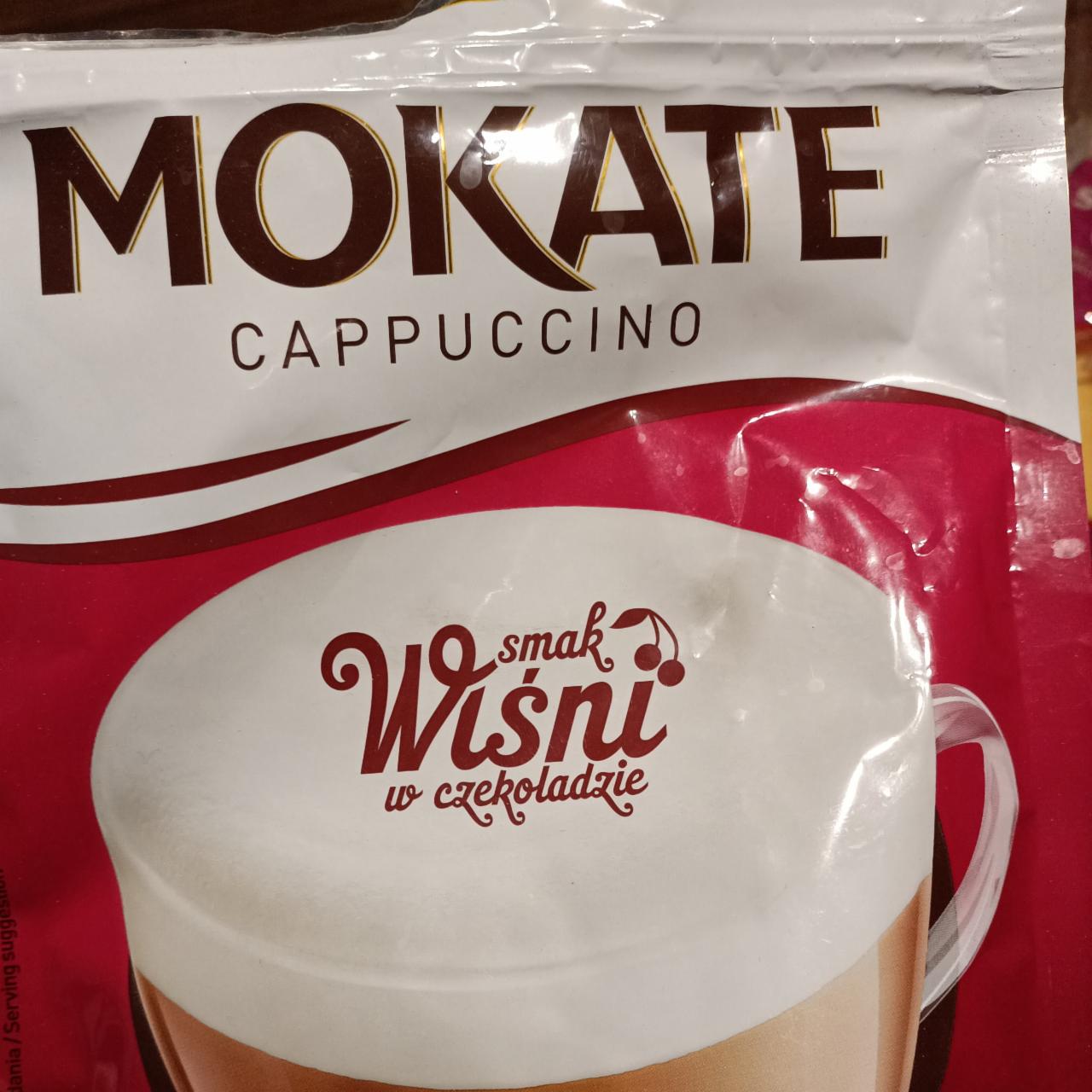 Zdjęcia - Mokate Cappuccino smak wiśnia w czekoladzie 110 g