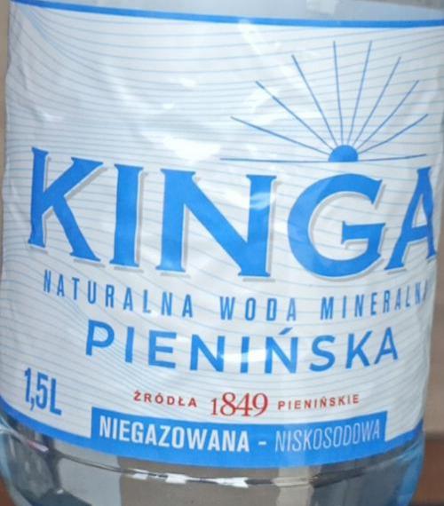 Zdjęcia - Woda mineralna niegazowana pienińska Kinga