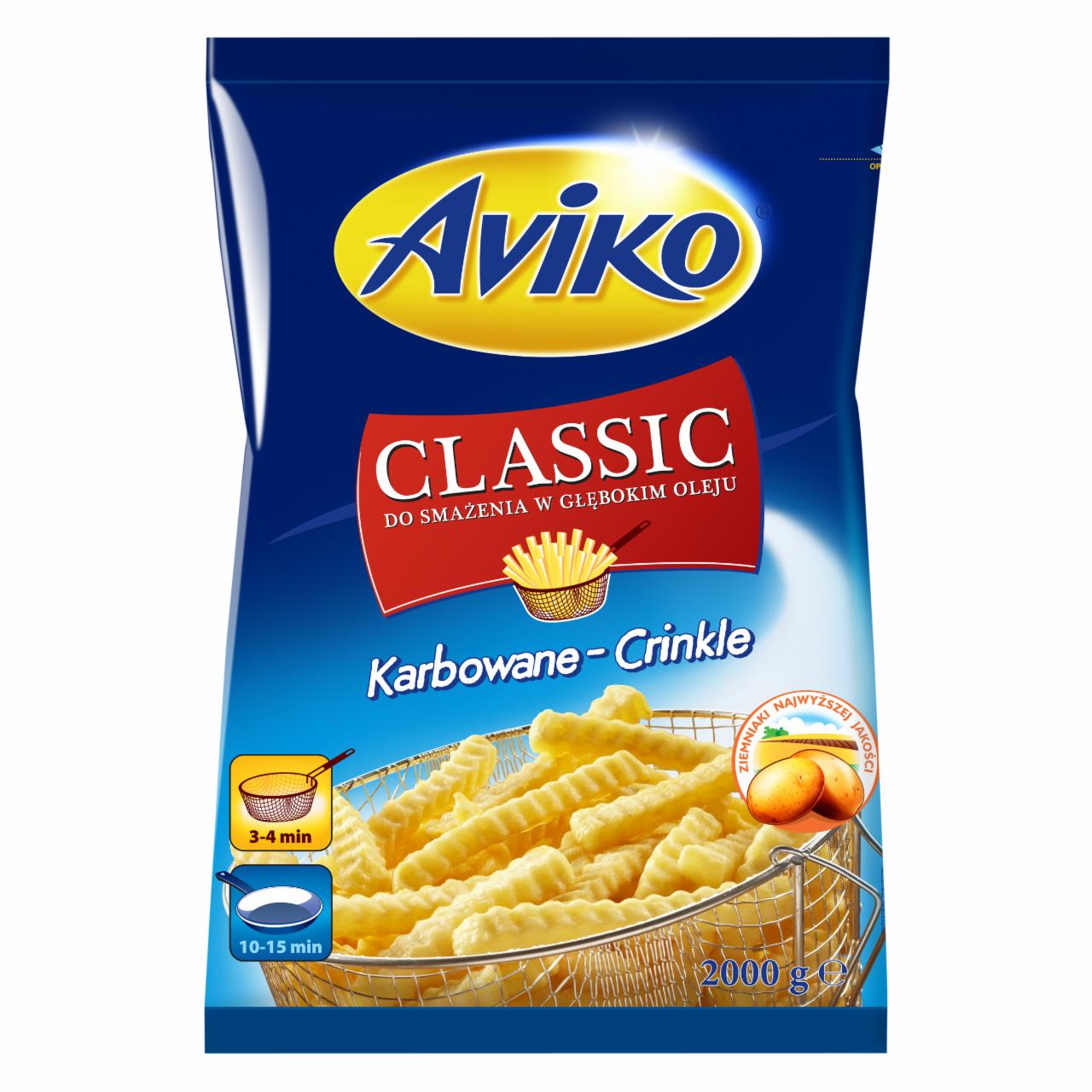 Zdjęcia - Aviko Classic Karbowane-Crinkle Frytki 2000 g