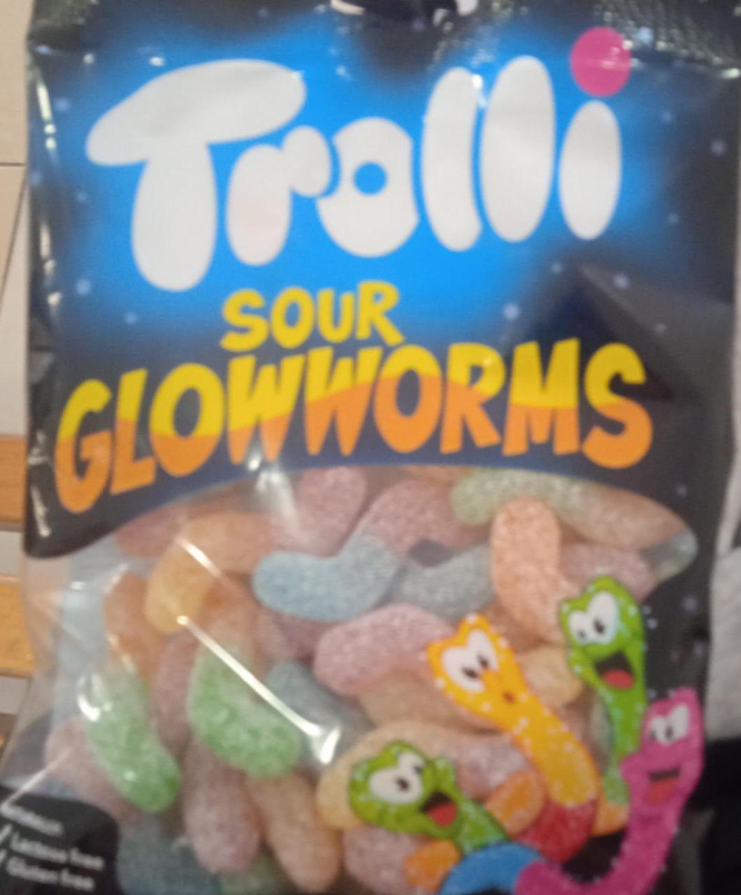 Zdjęcia - Żelki kwaśne Glowworms Trolli