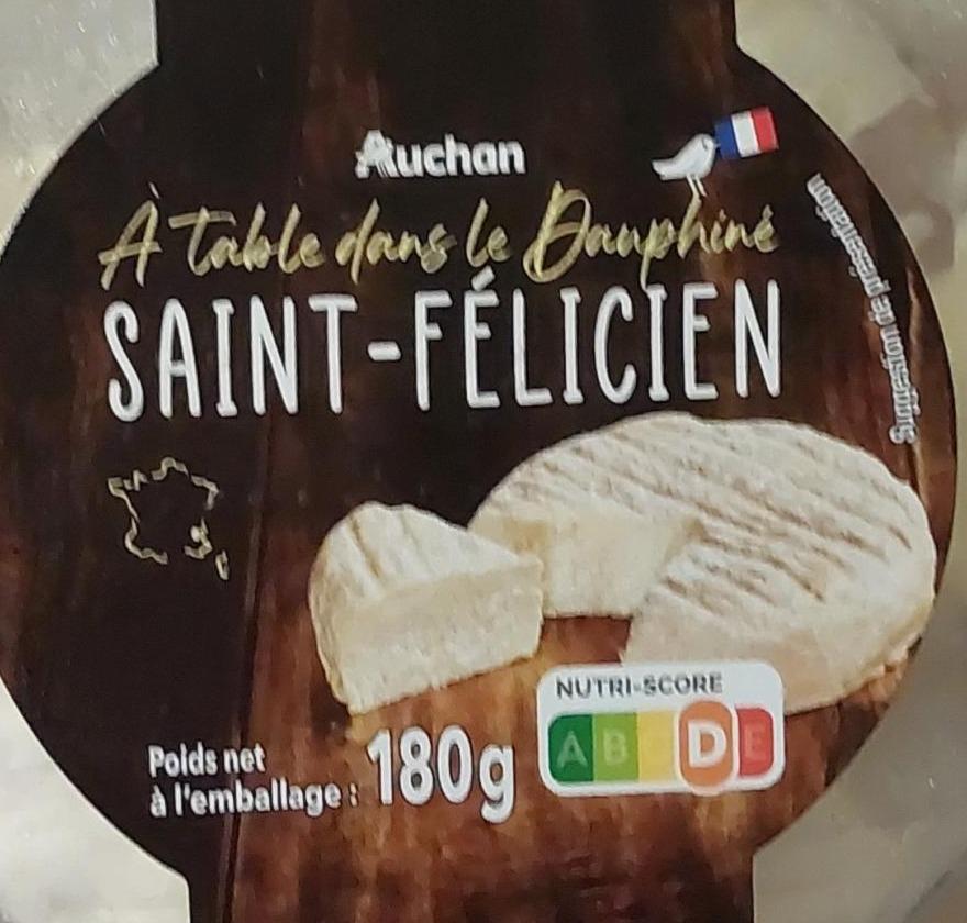 Zdjęcia - Saint-Felicien ser pleśniowy podpuszczkowy, dojrzewający Auchan