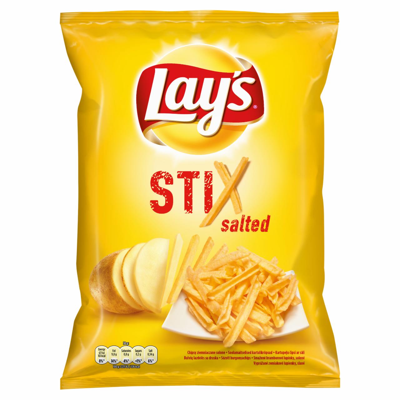 Zdjęcia - Lay's Stix Chipsy ziemniaczane solone 140 g