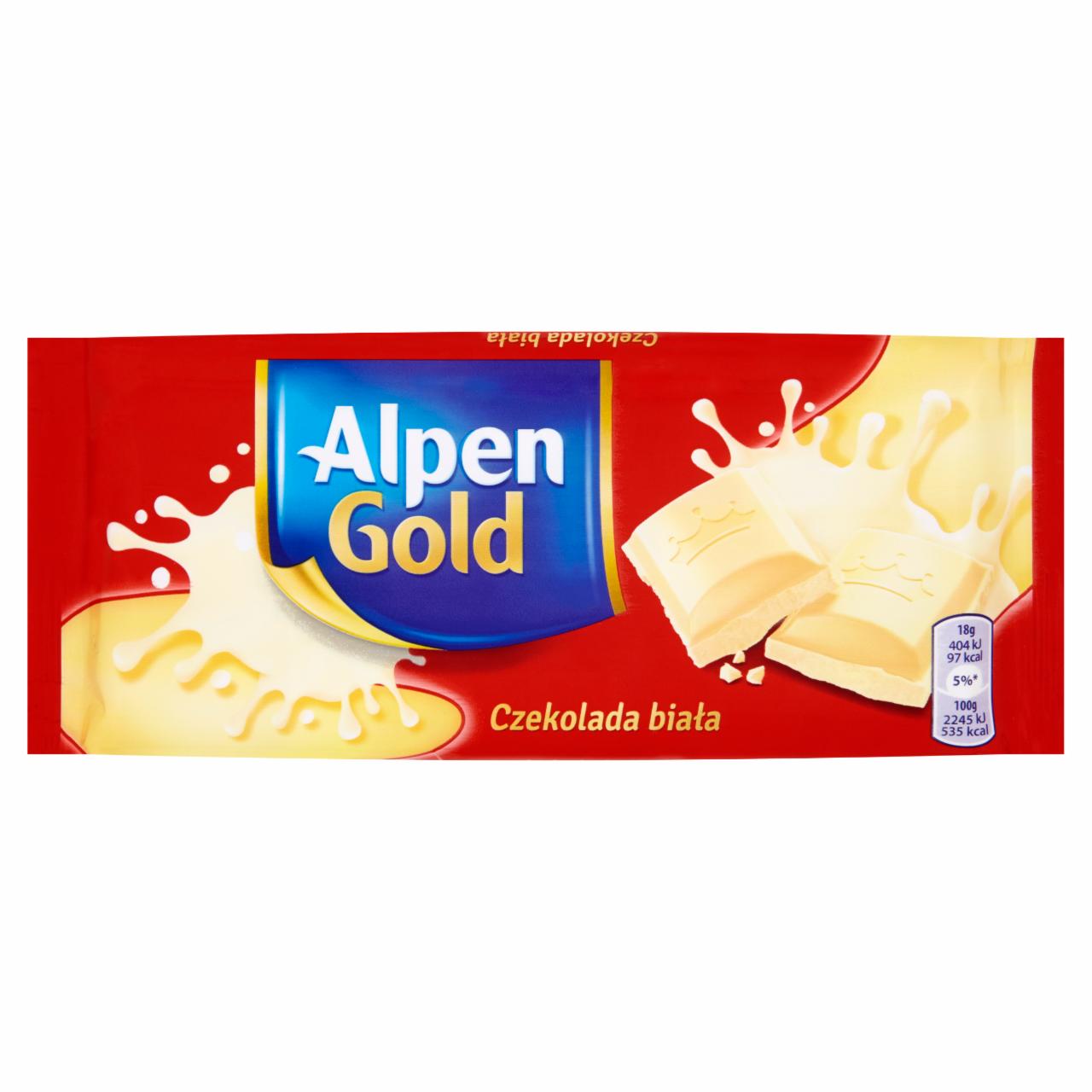 Zdjęcia - Alpen Gold Czekolada biała 90 g