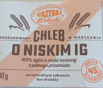 Zdjęcia - chleb żytni o niskim IG Grzybki