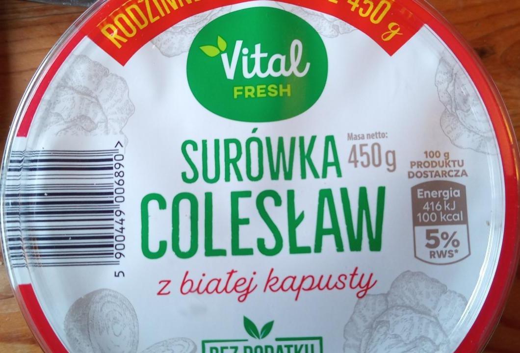 Zdjęcia - Surówka colesław z białej kapusty Vital fresh