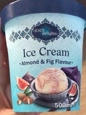 Zdjęcia - Ice cream almond & fig flavour 1001 delights
