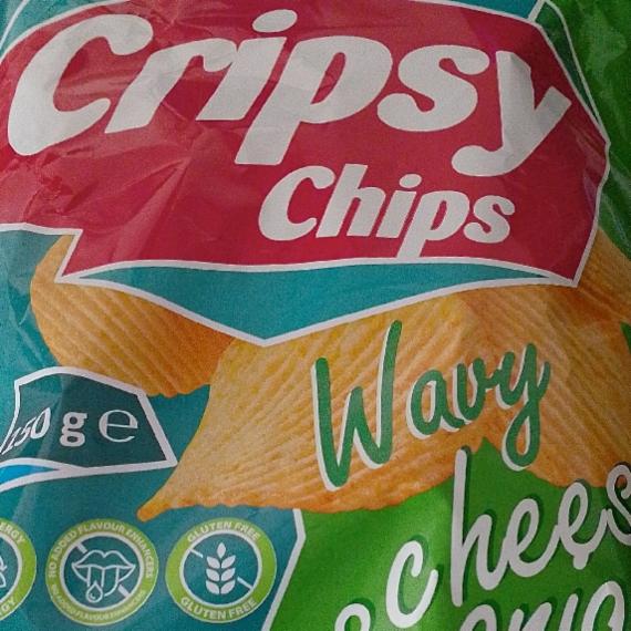 Zdjęcia - Chipsy o smaku sera i cebuli Crispy chips