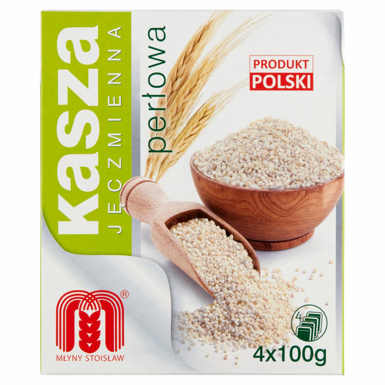 Zdjęcia - Młyny Stoisław Kasza jęczmienna perłowa 400 g (4 x 100 g)