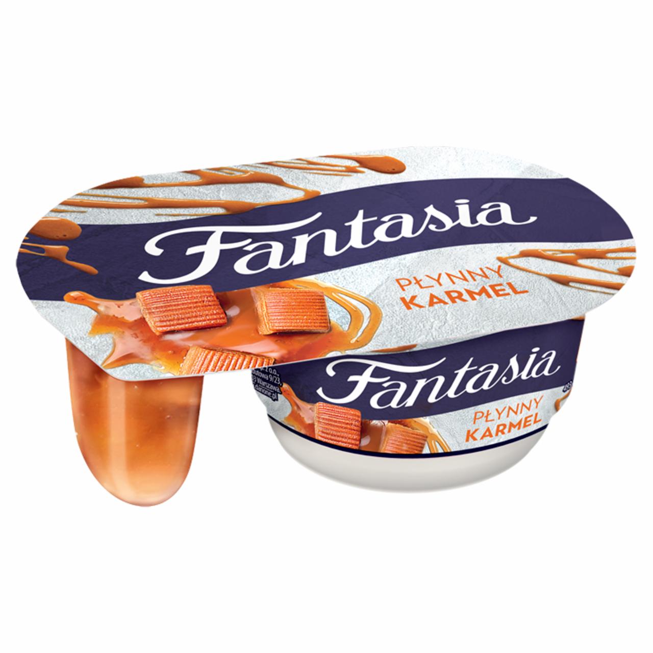 Zdjęcia - Fantasia Jogurt kremowy płynny karmel 122 g