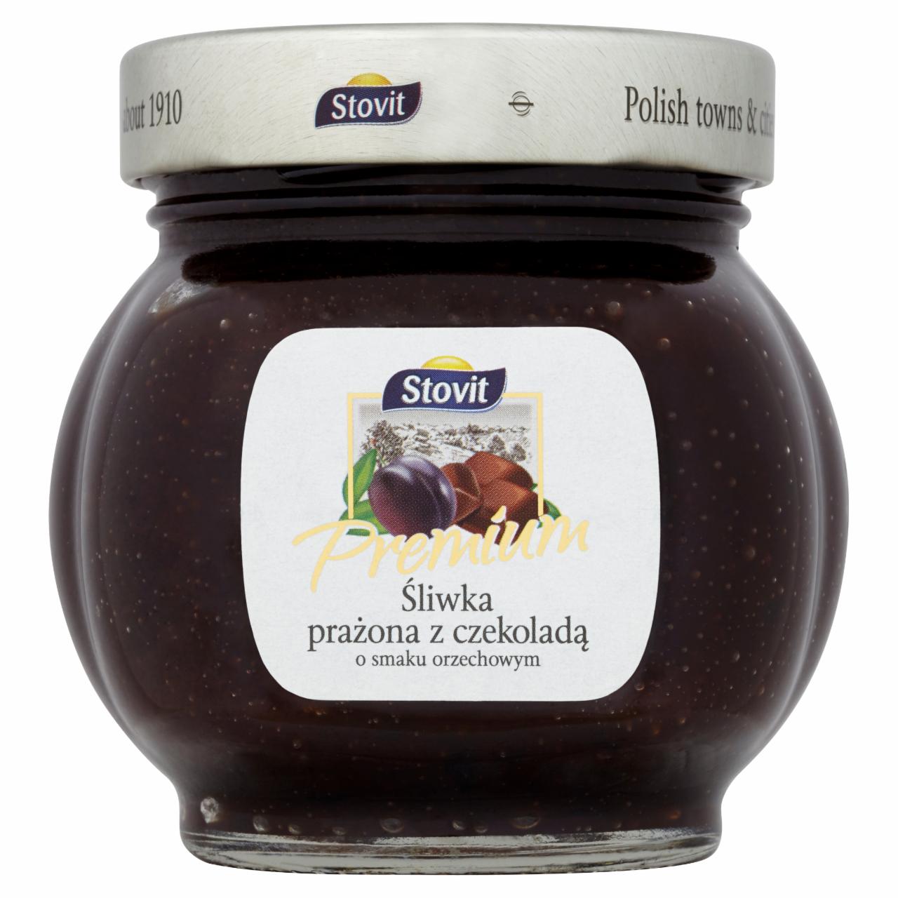 Zdjęcia - Stovit Śliwka prażona z czekoladą o smaku orzechowym premium 280 g