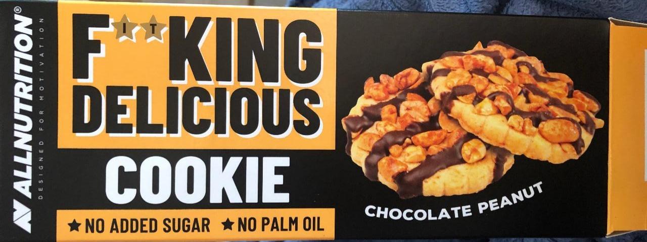 Zdjęcia - F**king Delicious Cookie chocolate peanut Allnutrition