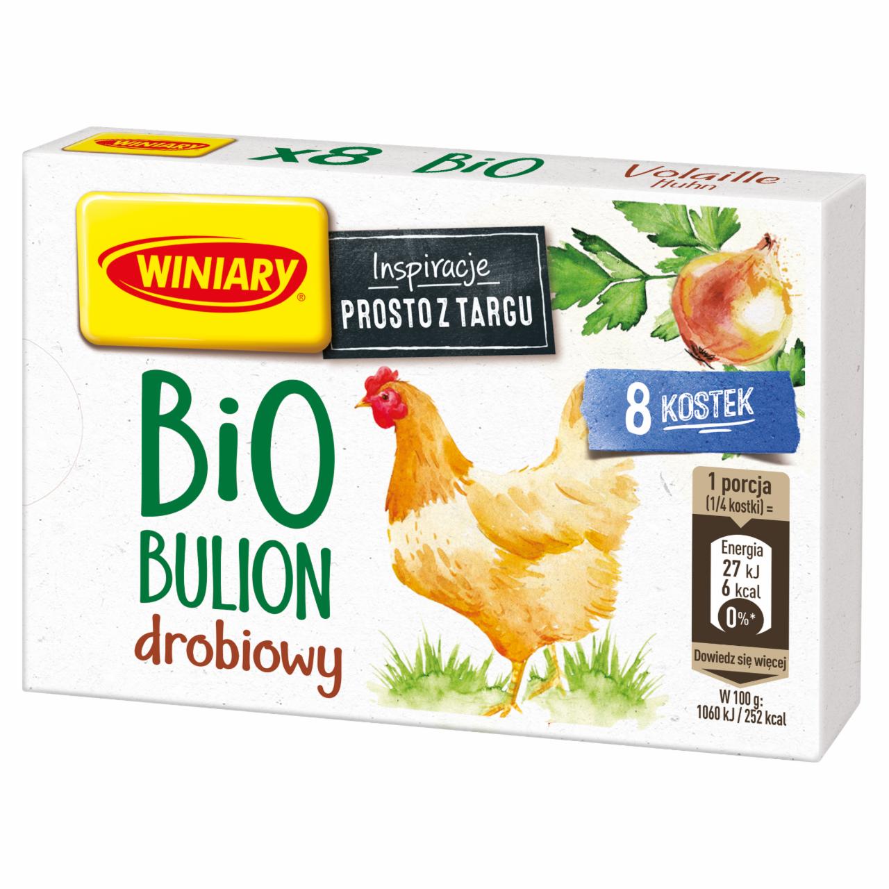 Zdjęcia - Winiary Bio Bulion drobiowy 80 g (8 x 10 g)