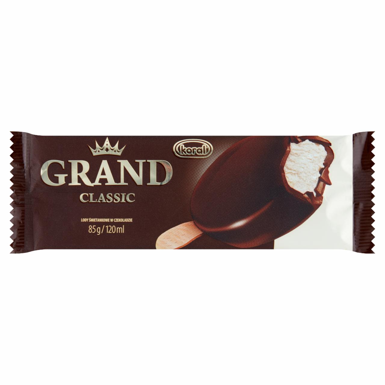 Zdjęcia - Koral Grand Gold Lody śmietankowe w czekoladzie 120 ml