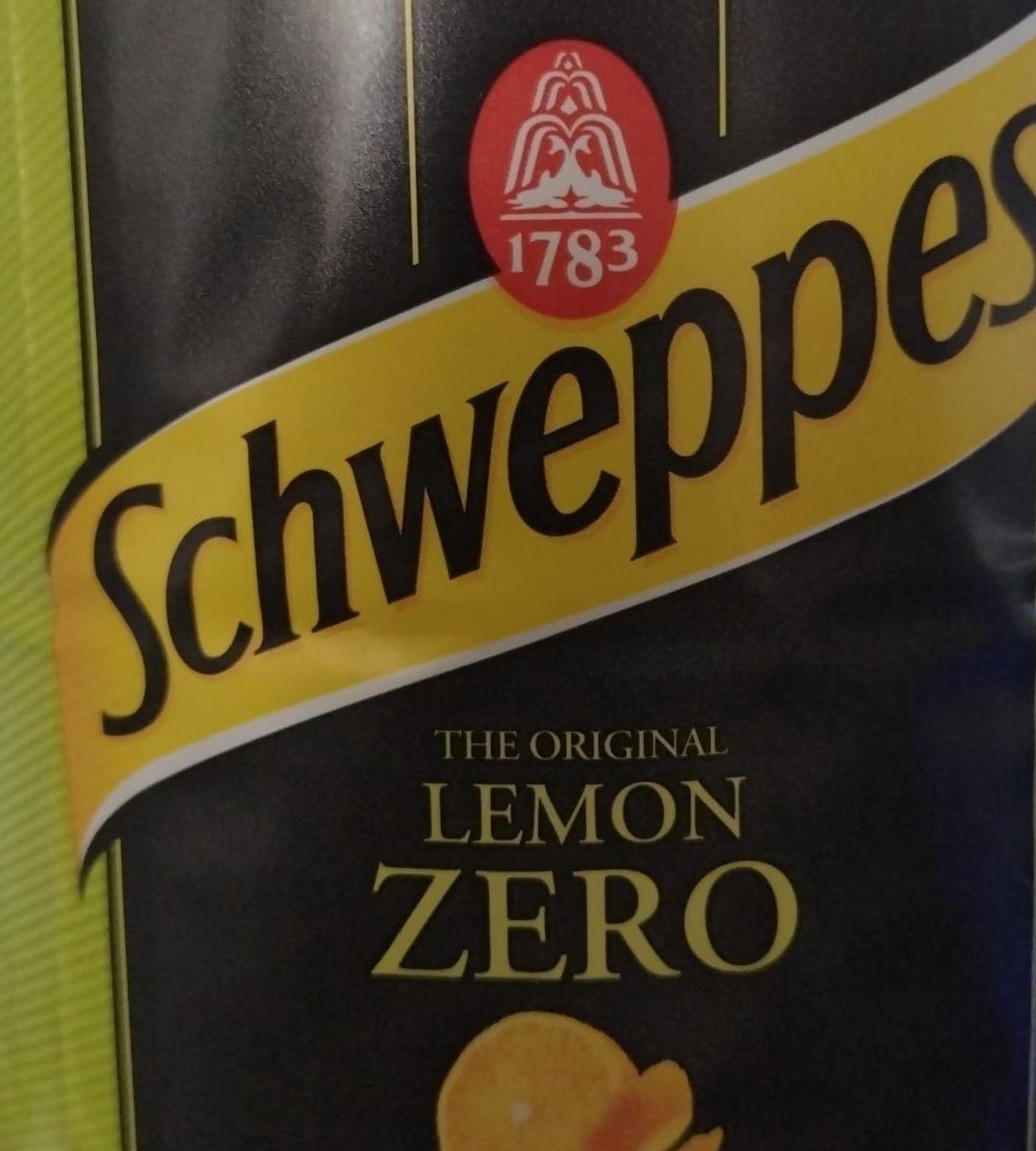 Zdjęcia - Schweppes Lemon Zero Napój gazowany 1,35 l