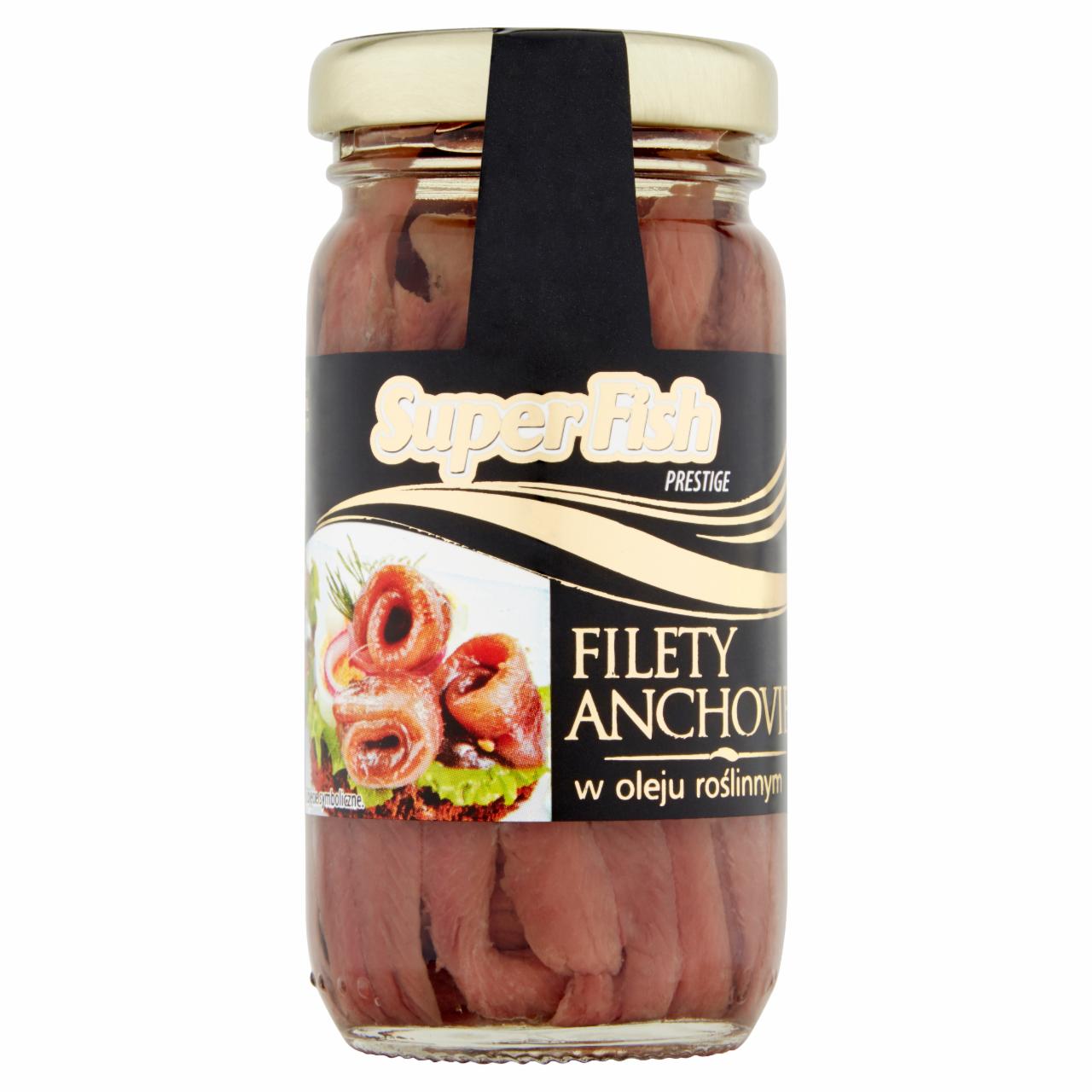 Zdjęcia - SuperFish Prestige Filety anchovies w oleju roślinnym 95 g