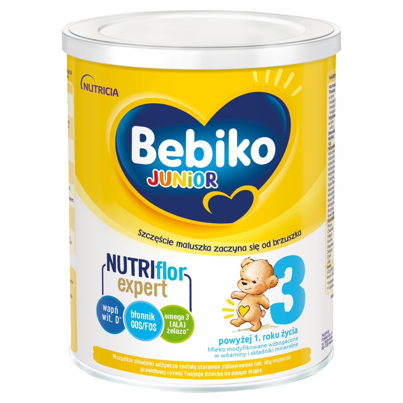 Zdjęcia - Bebiko Junior 3 Mleko modyfikowane dla dzieci powyżej 1. roku życia 700 g