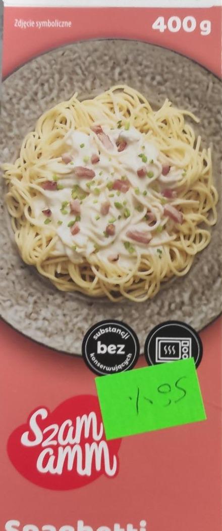 Zdjęcia - Spaghetti carbonara Szam amm