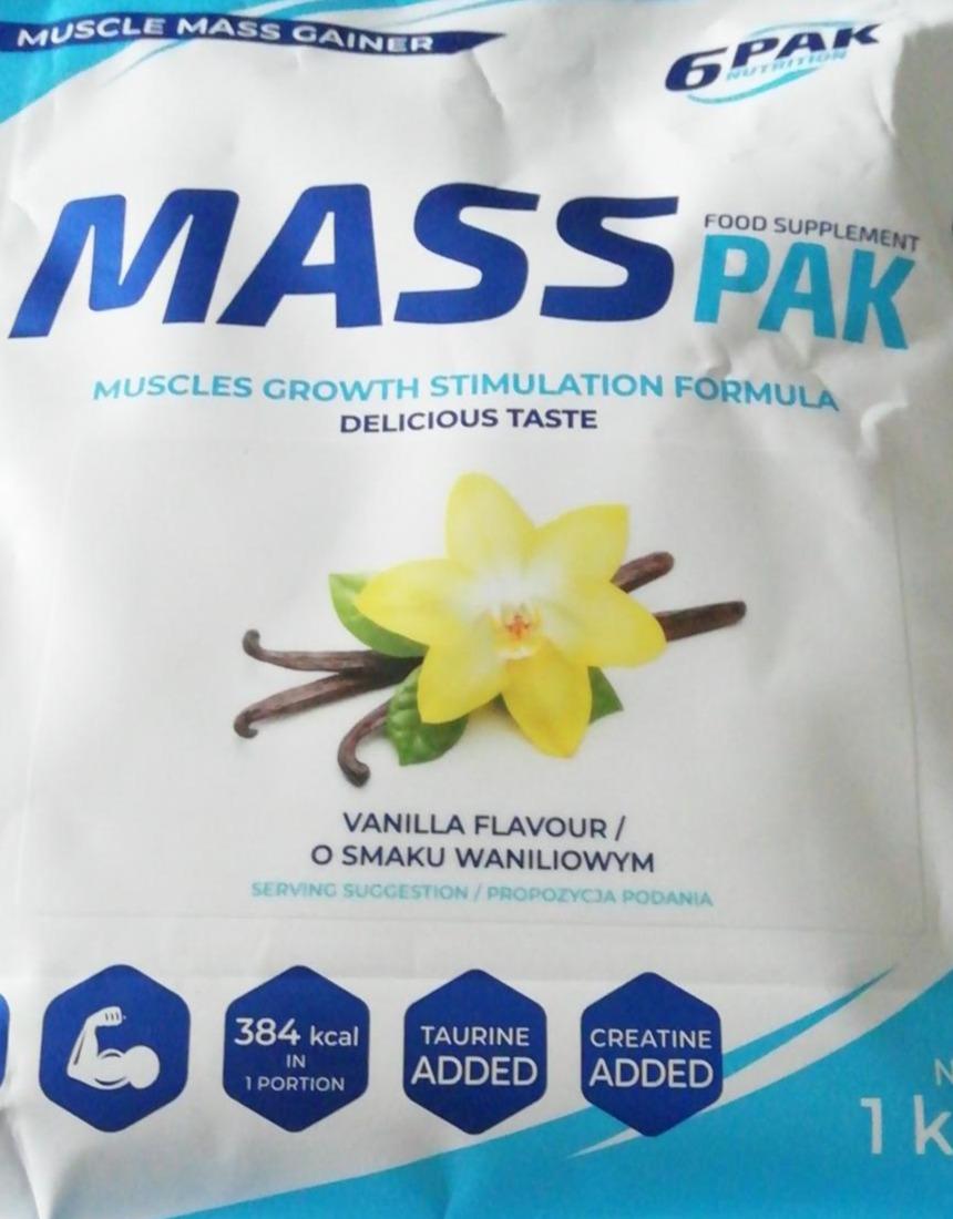 Zdjęcia - Białko Mass Pak Vanilla 6PAK Nutrition