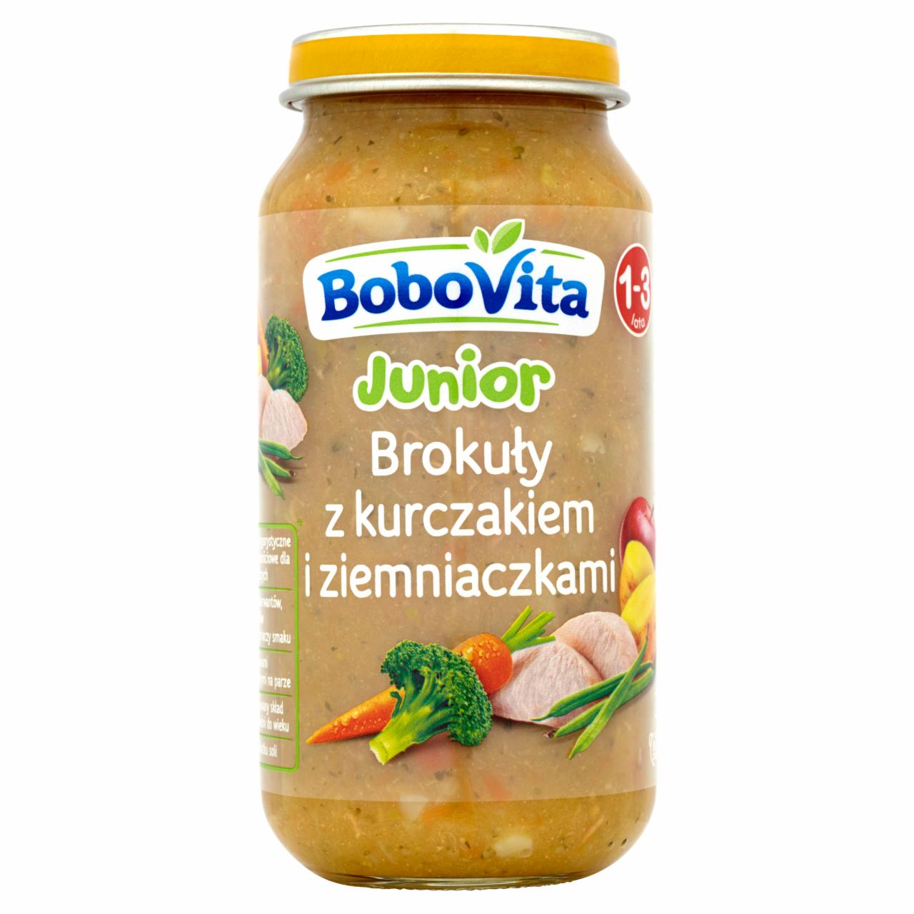 Zdjęcia - BoboVita Junior Brokuły z kurczakiem i ziemniaczkami 1-3 lata 250 g