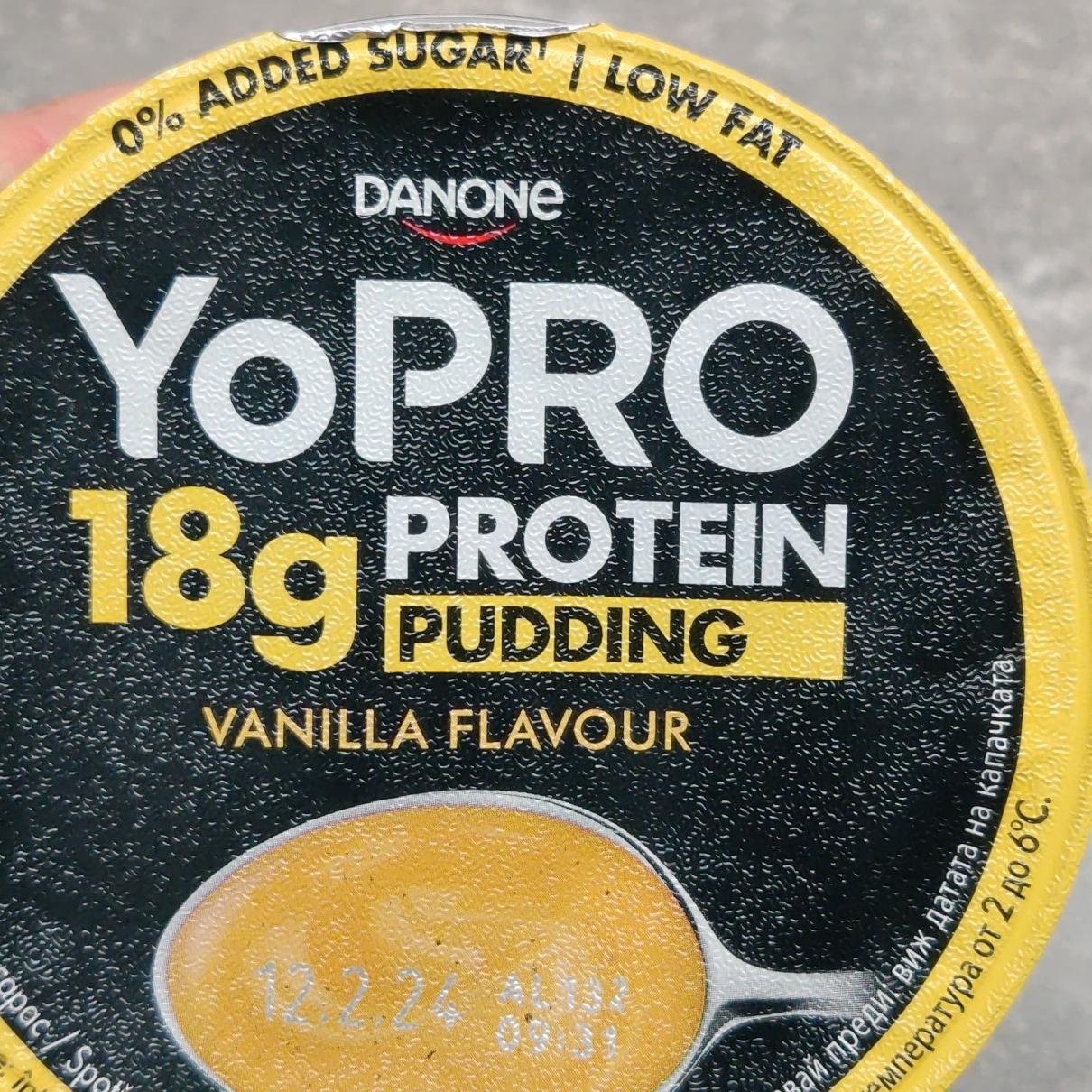 Zdjęcia - YoPRO 18g Protein Pudding Vanilla flavour Danone