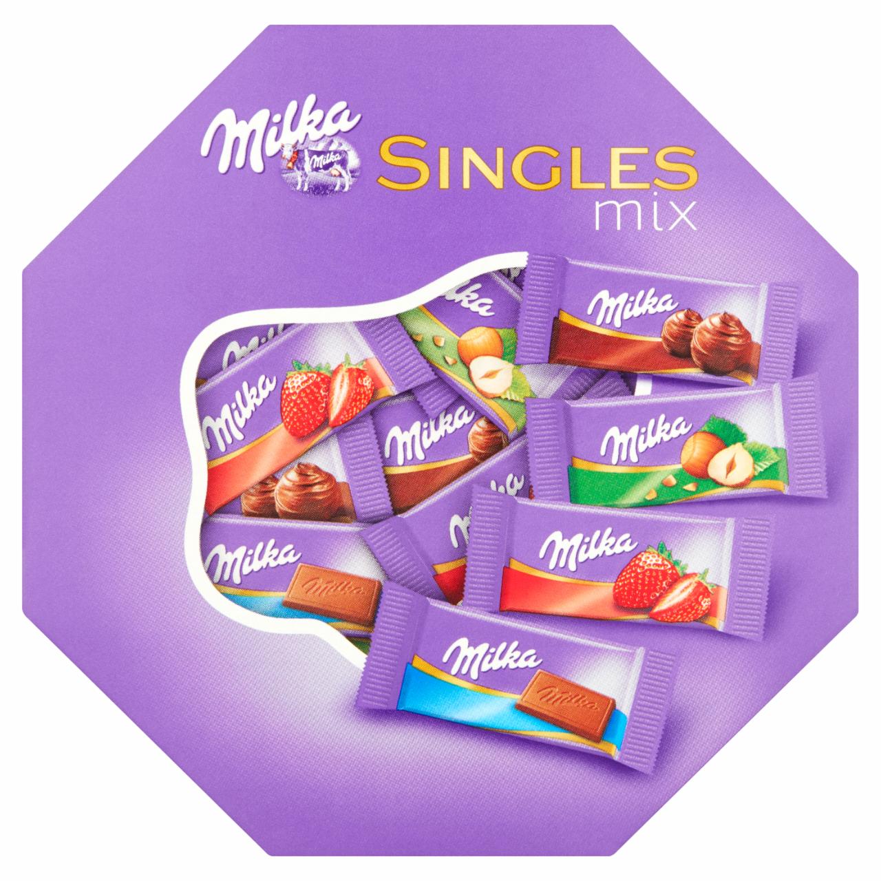 Zdjęcia - Milka Singles Mix Mieszanka czekoladek mlecznych 138 g