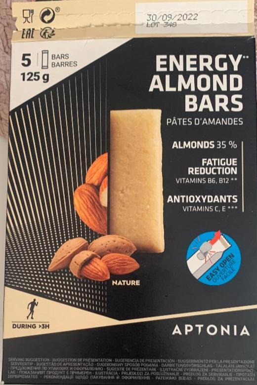 Zdjęcia - energy almond bars