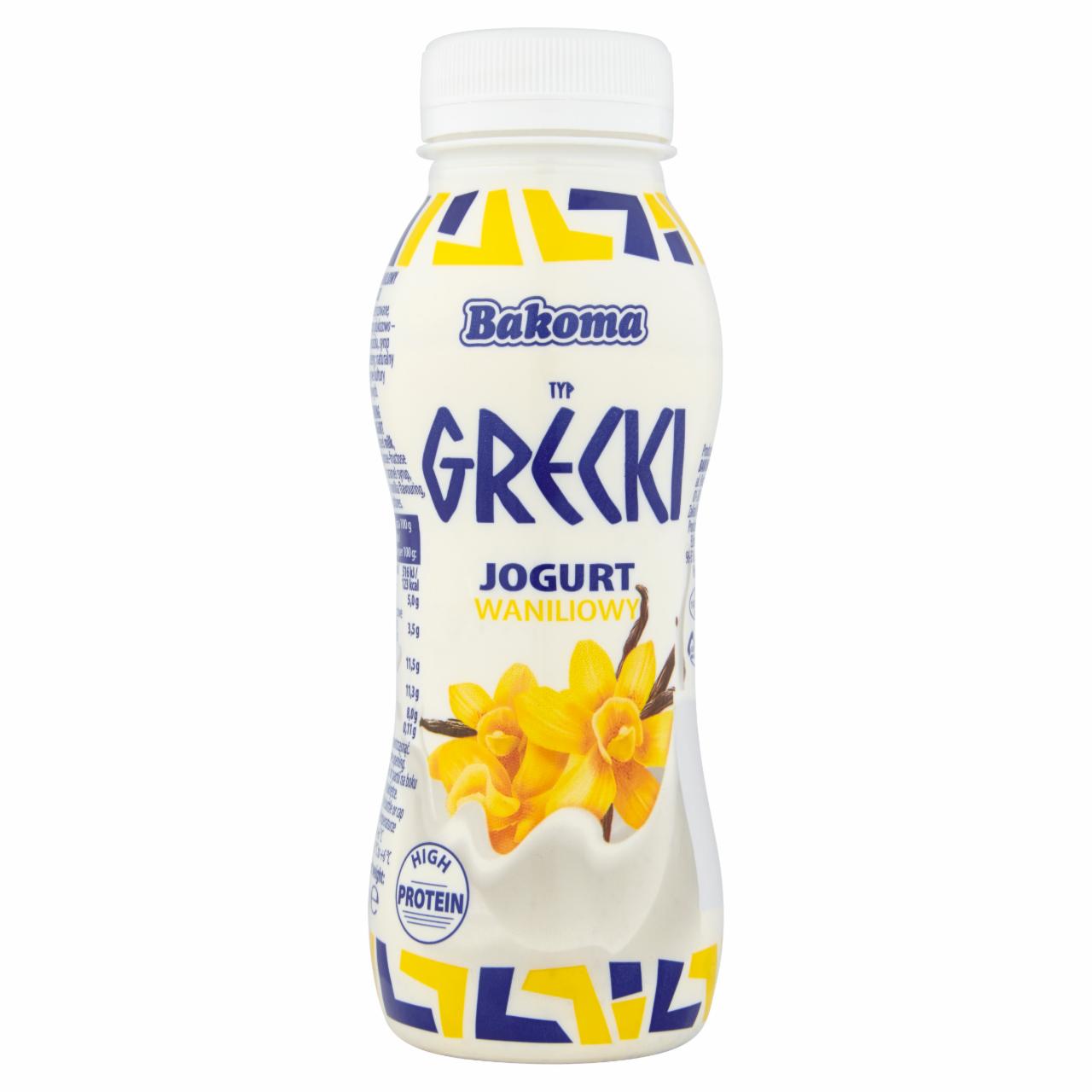 Zdjęcia - Bakoma Jogurt typ grecki waniliowy 230 g