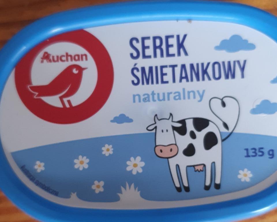 Zdjęcia - serek śnietankowy naturalny auchan 