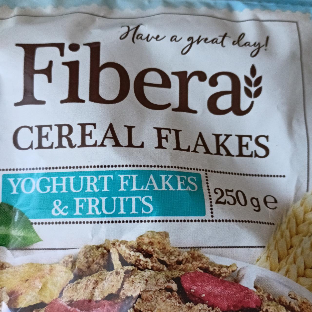Zdjęcia - Płatki cereal flakes yoghurt & fruits Fibera