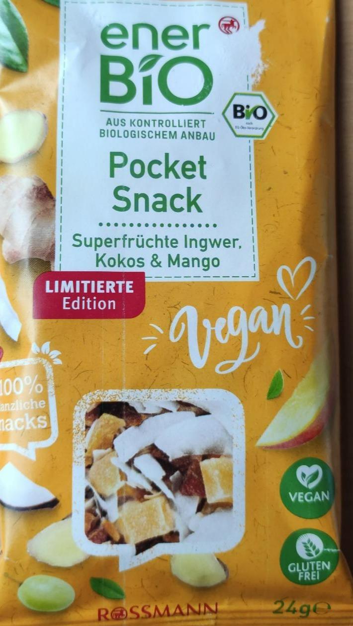 Zdjęcia - Pocket snack Ingver kokos & Mango EnerBio
