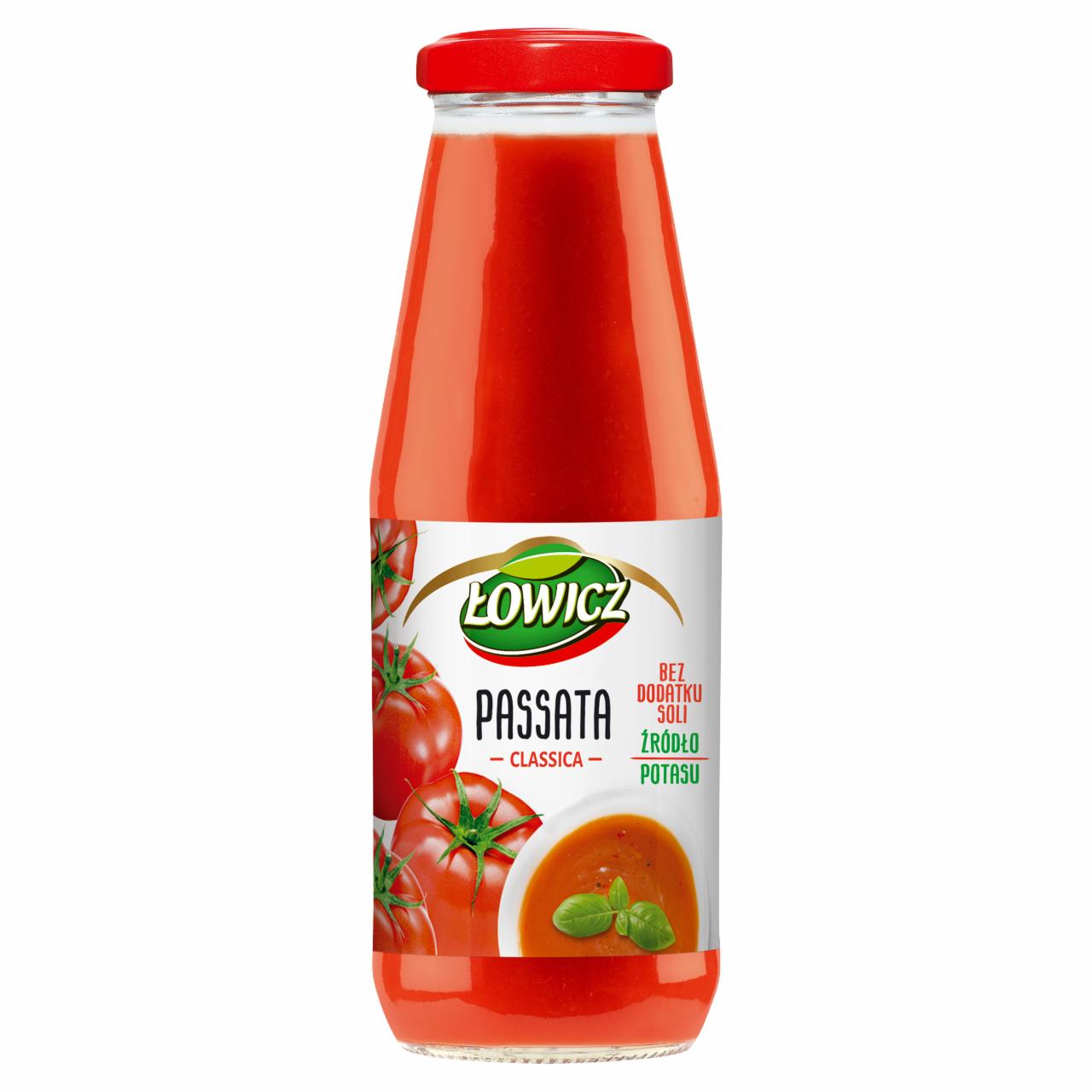 Zdjęcia - Łowicz Passata Classica Przecier pomidorowy 680 g
