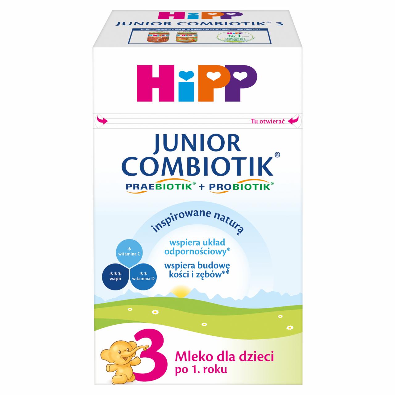 Zdjęcia - HiPP Junior Combiotik 3 Mleko dla dzieci po 1. roku 550 g