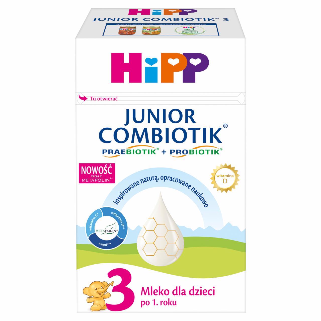 Zdjęcia - HiPP Junior Combiotik 3 Mleko dla dzieci po 1. roku 550 g