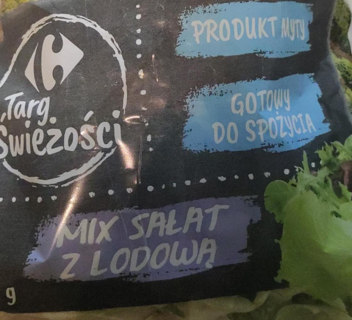 Zdjęcia - Mix sałat z lodową targ świeżość Carrefour