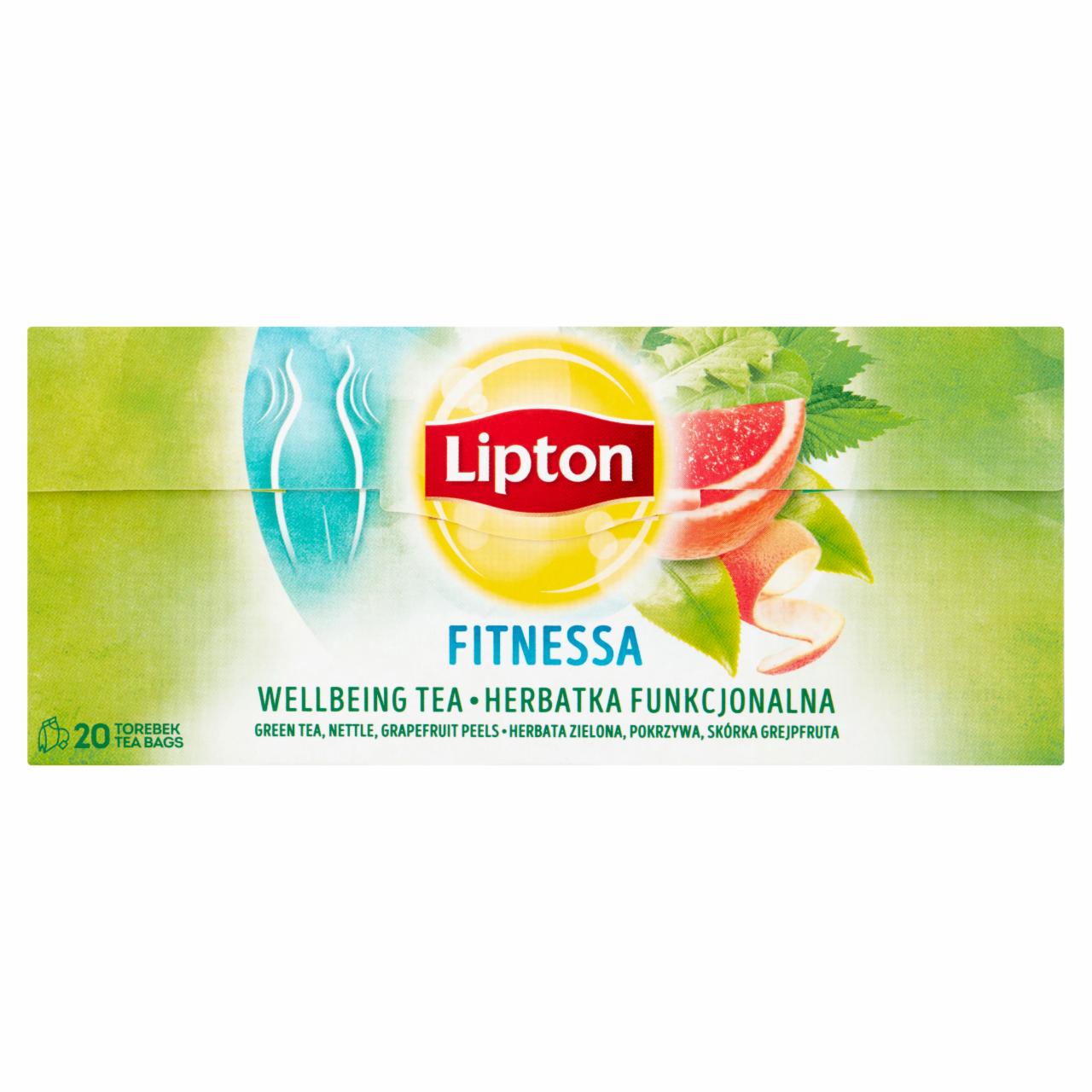 Zdjęcia - Lipton Fitnessa Herbatka funkcjonalna 32 g (20 torebek)
