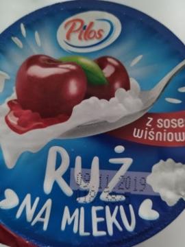 Zdjęcia - Ryż na mleku o smaku wiśniowym Pilos