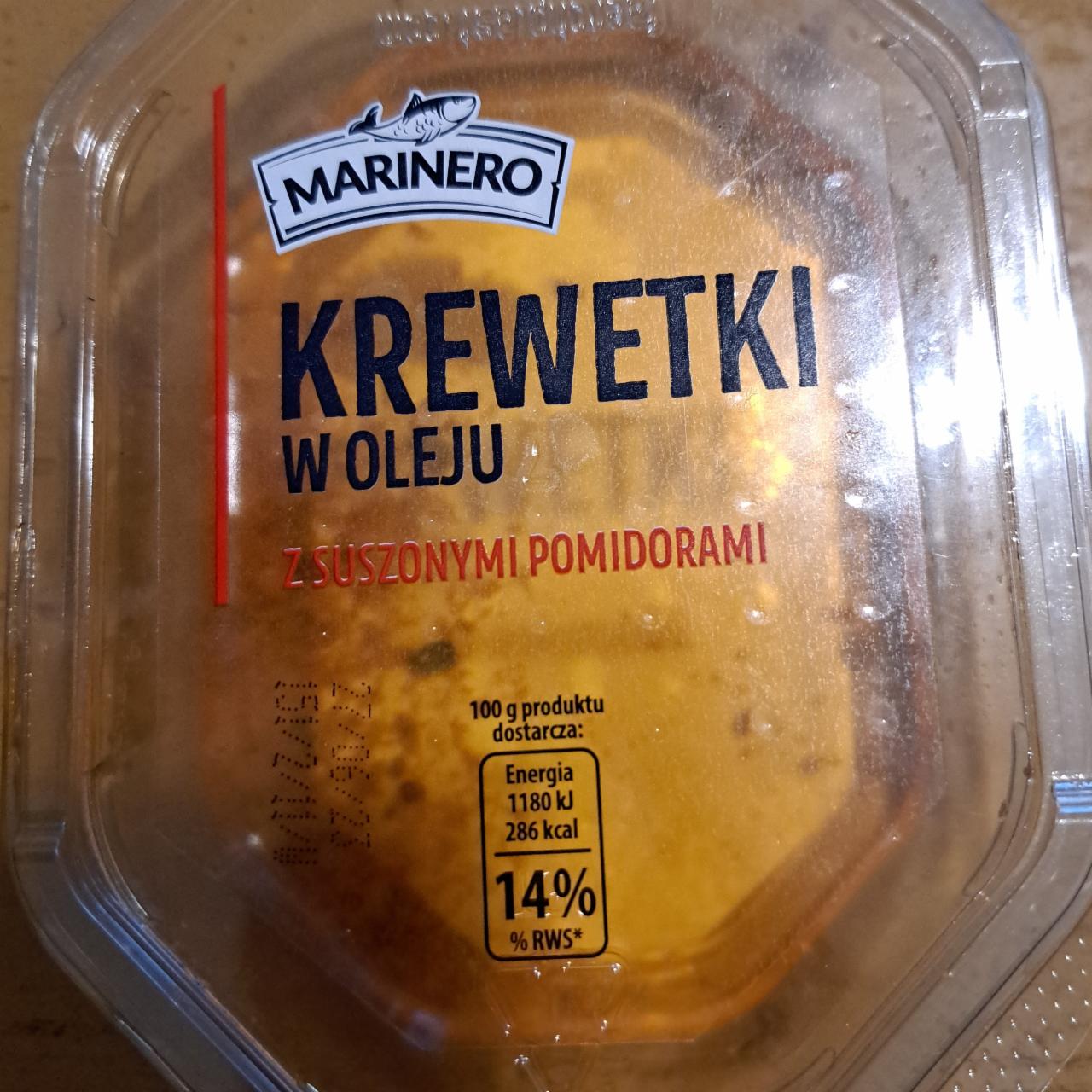 Zdjęcia - Krewetki w oleju z suszonymi pomidorami Marinero