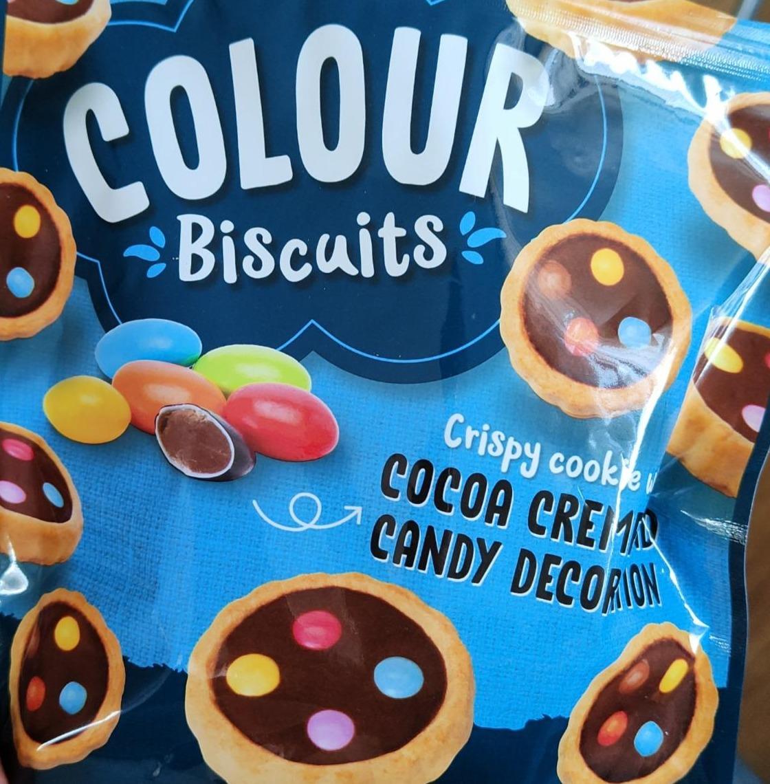 Zdjęcia - Cocoa Cream Candy Decorion Colour Biscuits