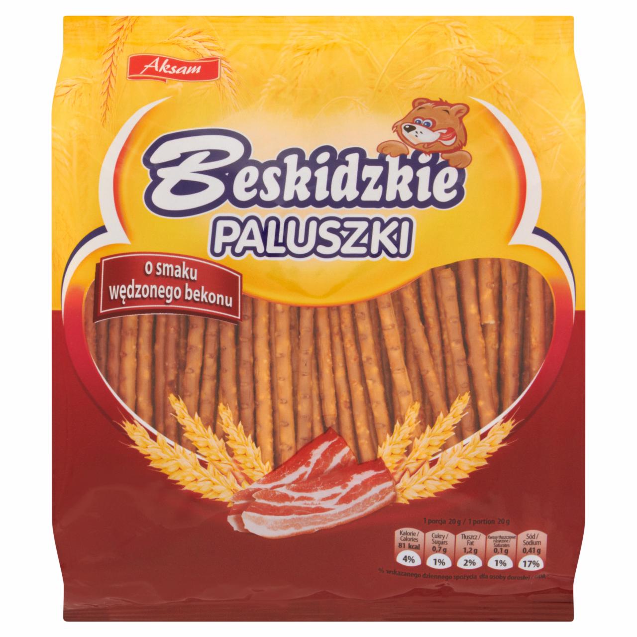 Zdjęcia - Beskidzkie Paluszki o smaku wędzonego bekonu 220 g