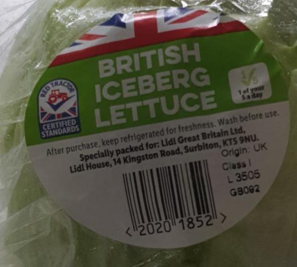 Zdjęcia - British Iceberg Lettuce Lidl