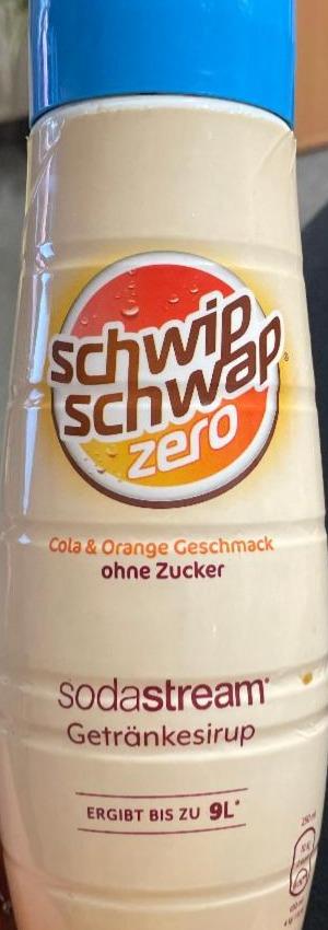 Zdjęcia - Schwip schwap zero Cola Orange Sodastream