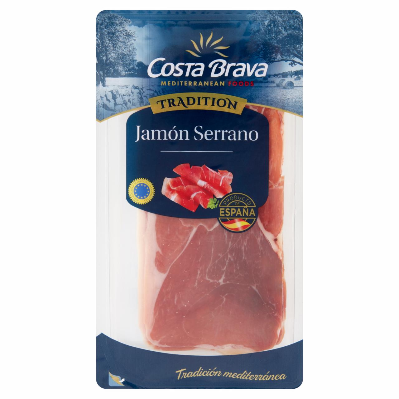 Zdjęcia - Costa Brava Szynka hiszpańska Serrano plastry 100 g